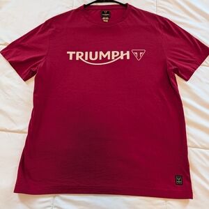 Triumph Men’s Maroon Logo T-Shirt